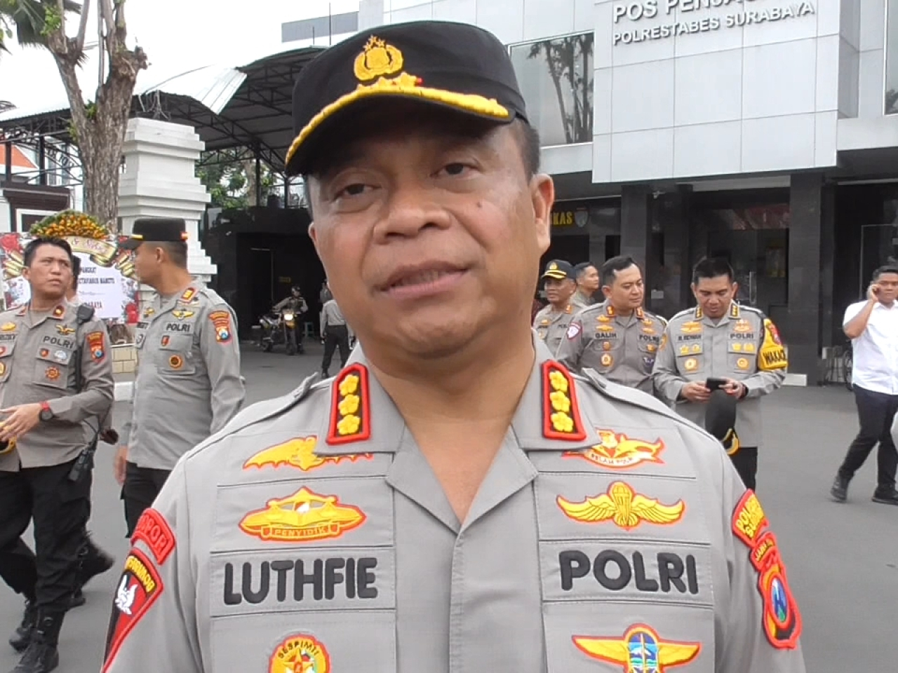 Kapolrestabes Surabaya Kombespol Luthfi Sulistiawan.