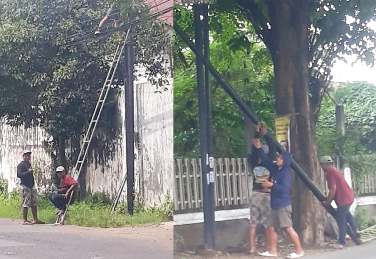 DPRD Soroti Pemasangan Tiang dan Kabel Wifi di Kota Pasuruan