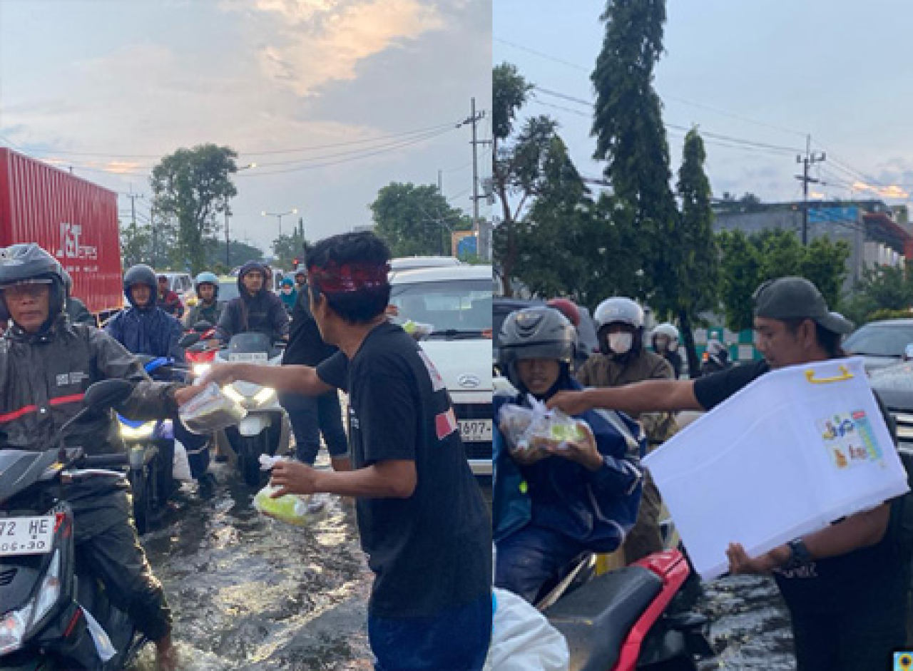 MAKI Jatim Berbagi Takjil 