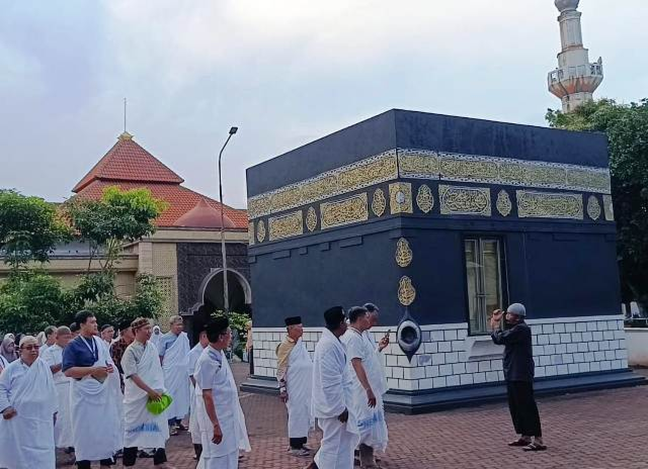 Praktik Manasik Jemaah Haji.
