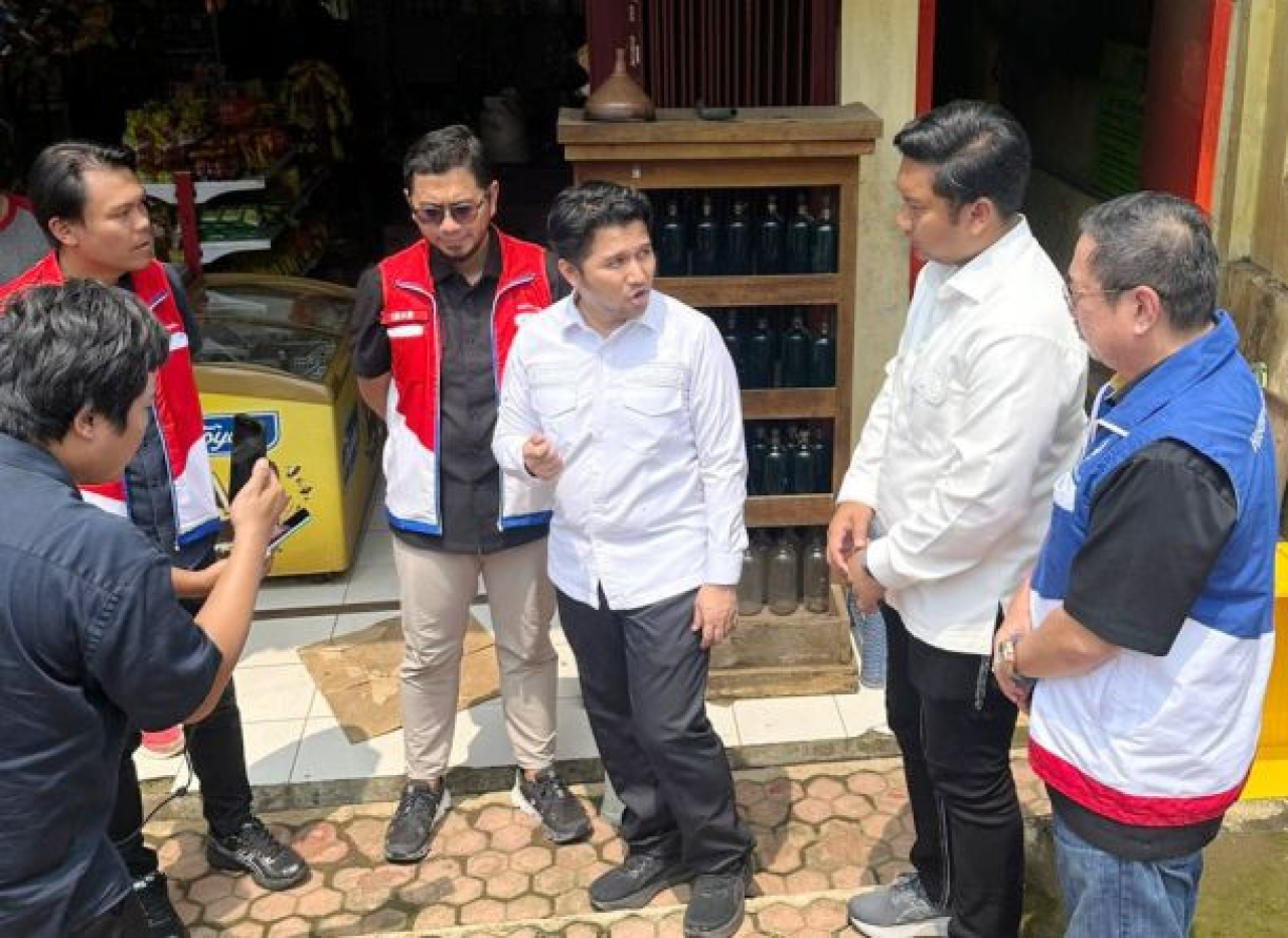 Emil Elestianto Dardak sidak elpiji subsidi di Pasuruan