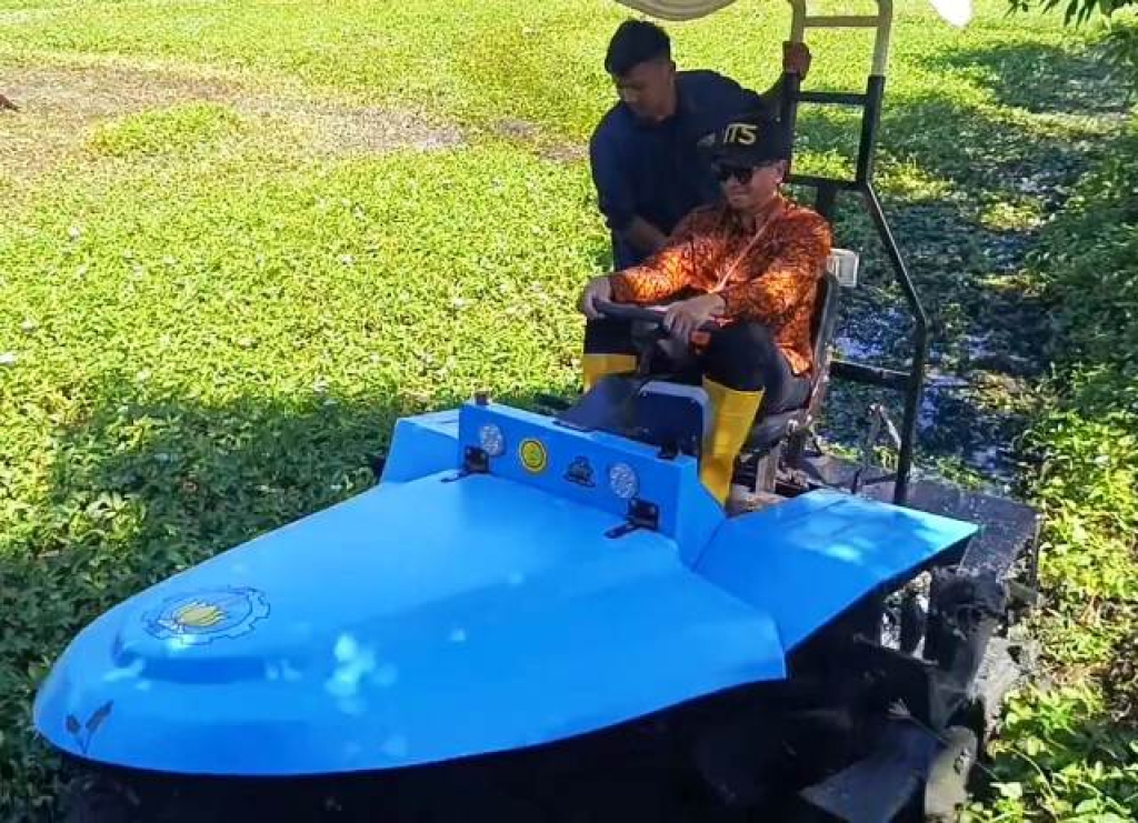 ITS Mulai Uji Coba Traktor Listrik Pesanan Kementerian Pertanian