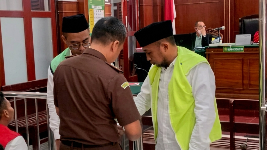 Yusuf dan Poerwanto di PN Surabaya, Rabu, (12/08/2026).
