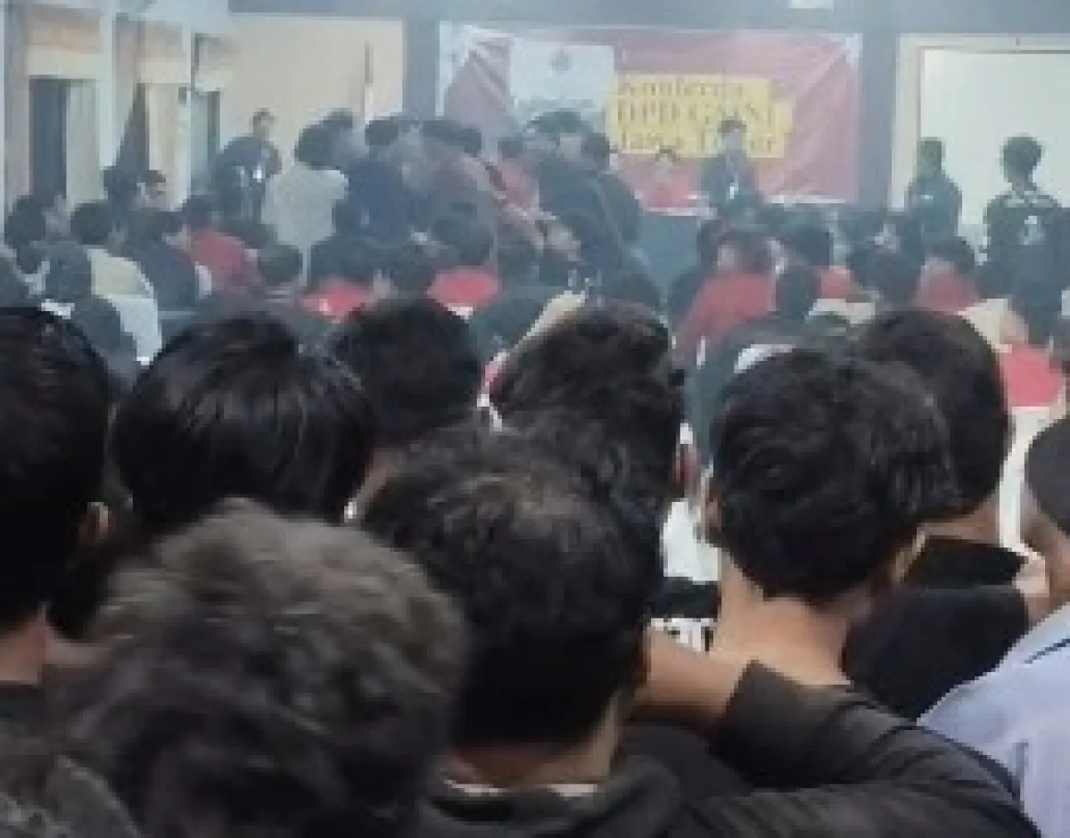 Konferda DPD GMNI Jatim di Nganjuk Berujung Ricuh