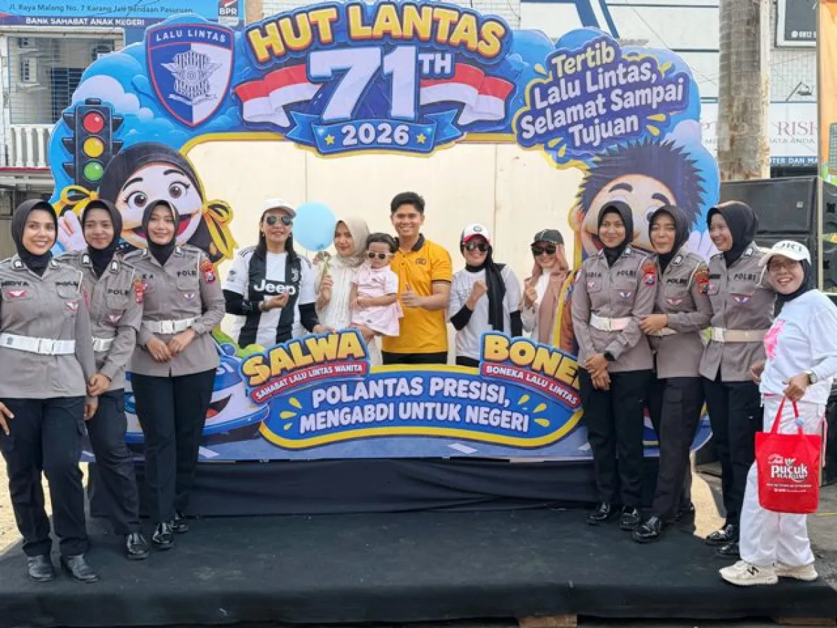 Semarak HUT Lalu Lintas Bhayangkara ke-71 di Pasuruan
