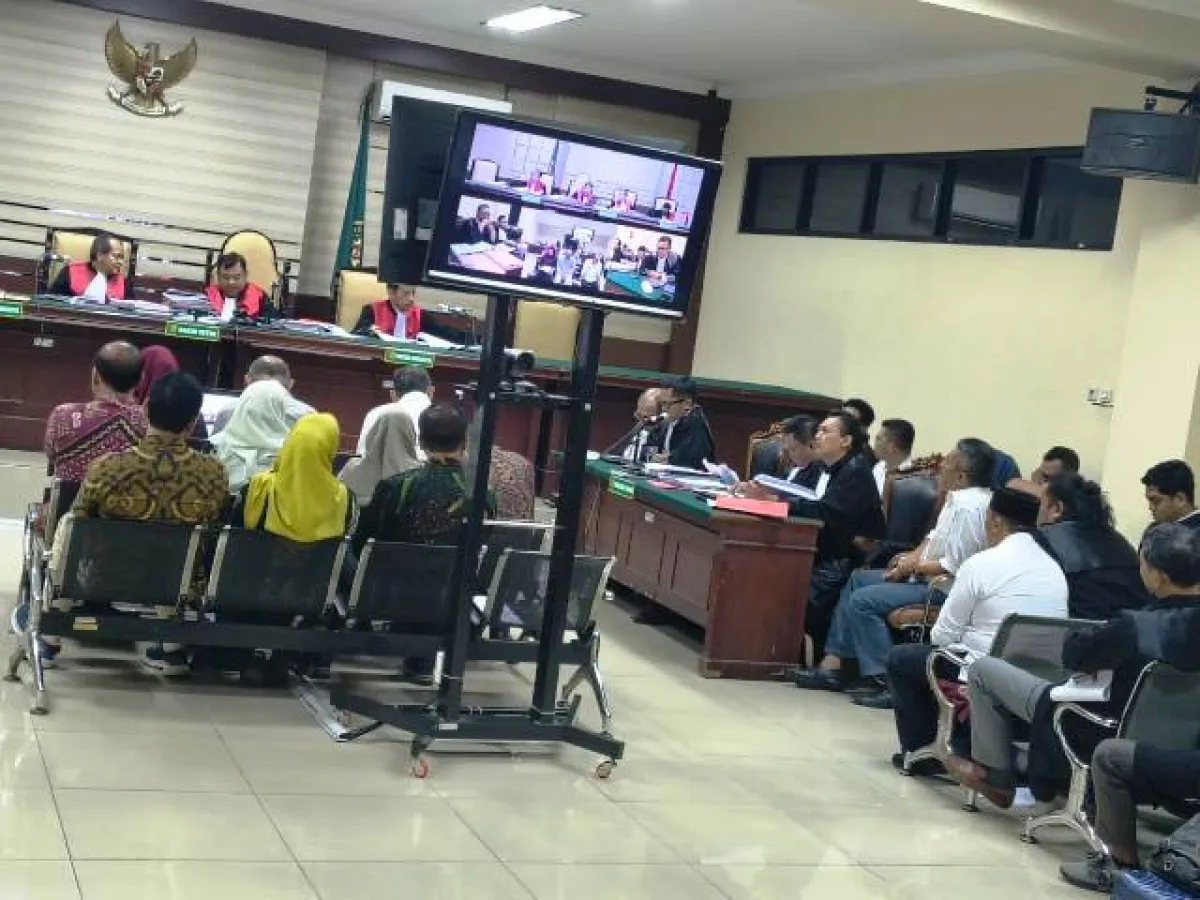 Sejumlah PNS Diperiksa Kejaksaan Magetan di Pengadilan Tipikor Surabaya.