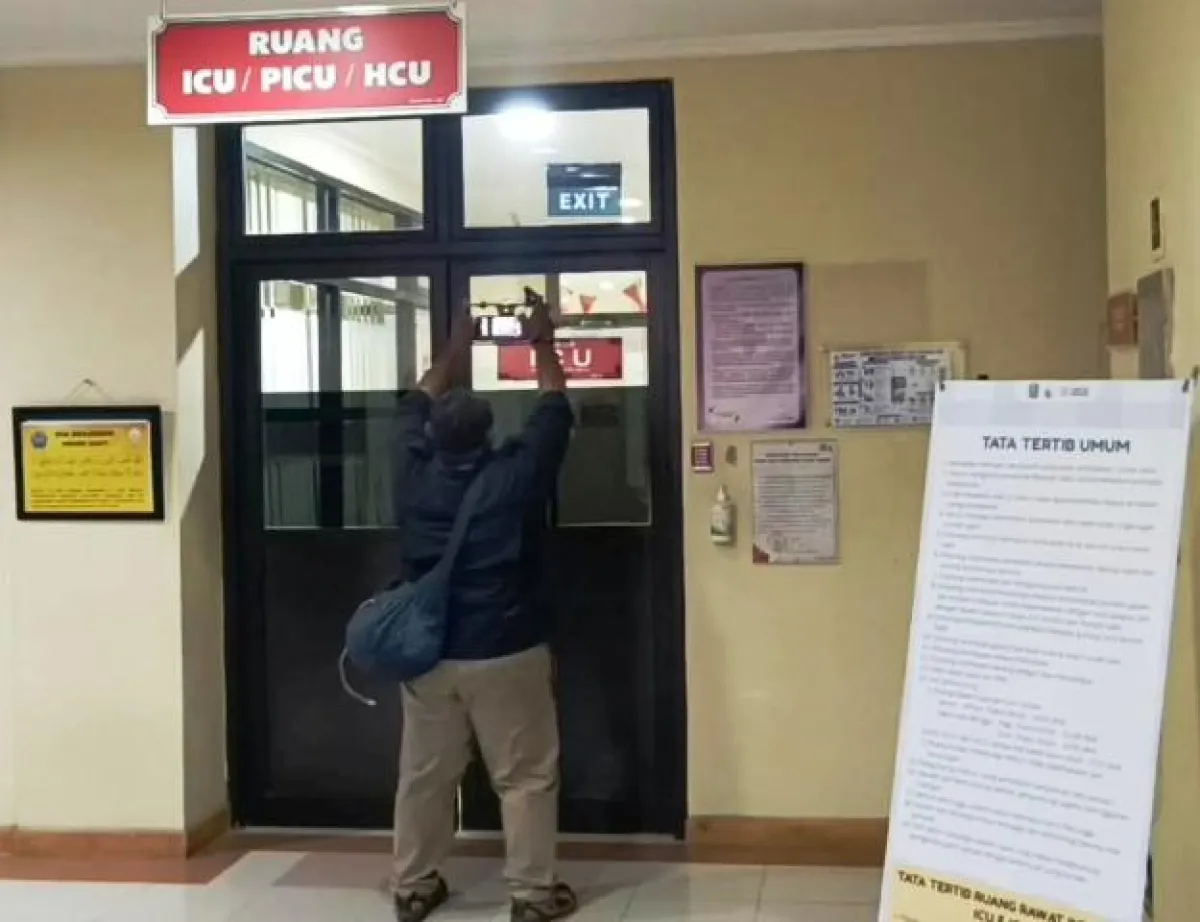 korban di ICU RSUD Haji Surabaya