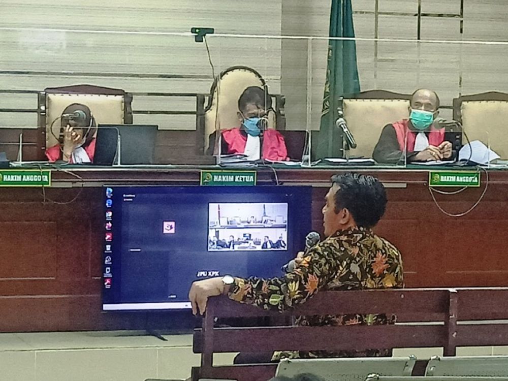 Dr. Waluyo, S.H.,M.Si saat dimintai keterangan