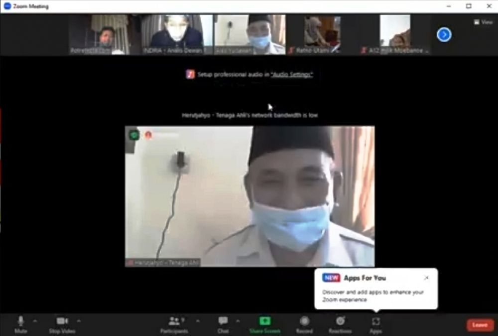 Alex Yudawan saat Risalah Penyelesaian Dewan Pers 