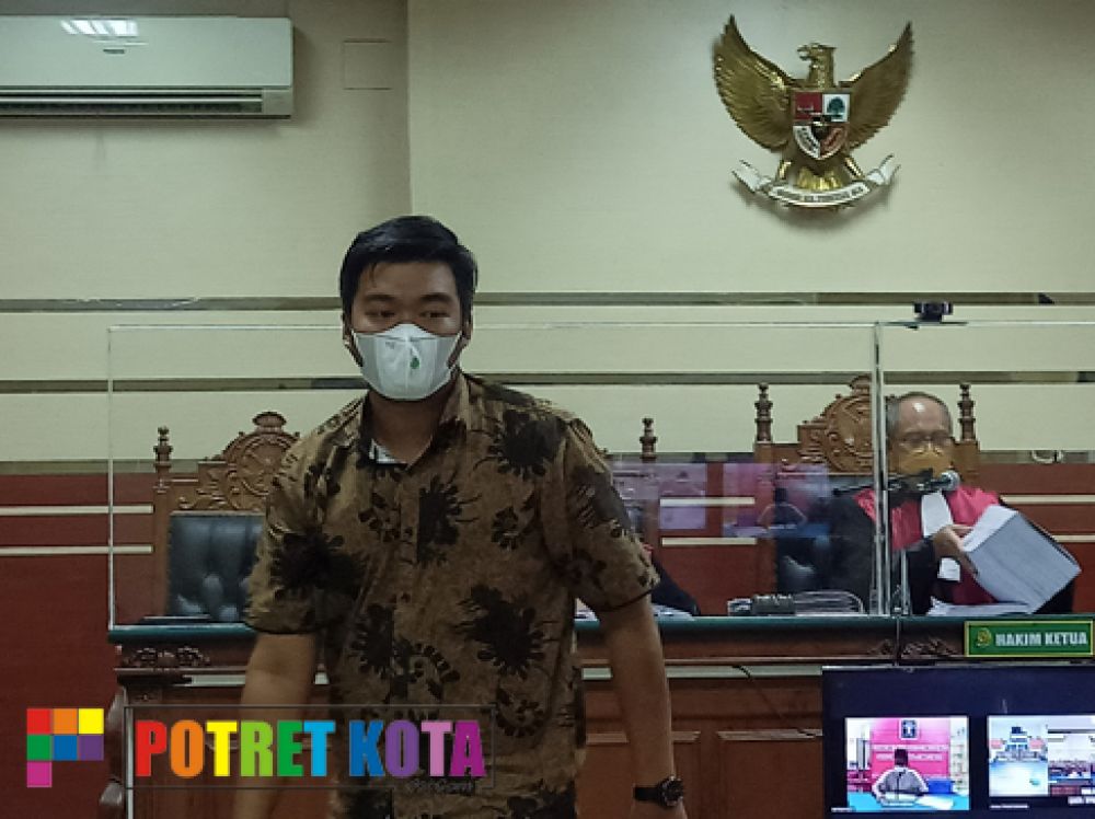 Andi Fajar Nenggolan dipersidangan