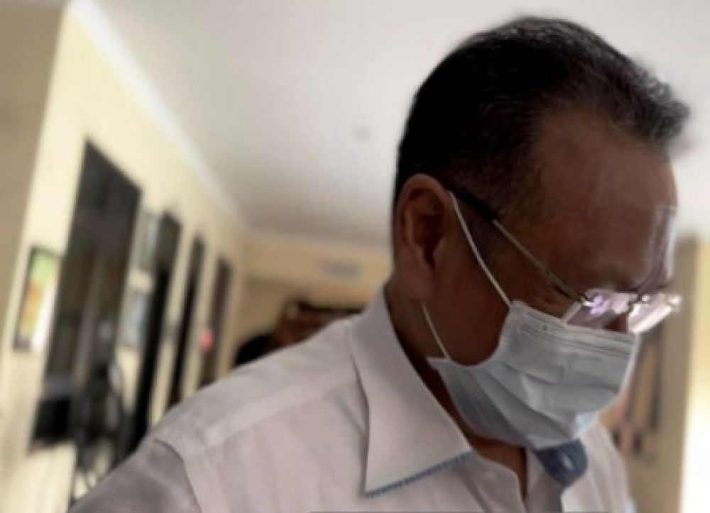 Andrias Tanudjaja saat di PN Bangil