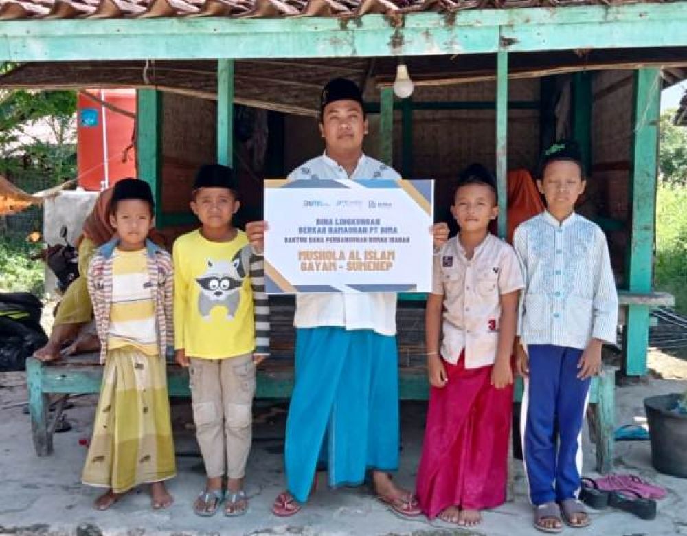 Bantuan PT BIMA di Sumenep