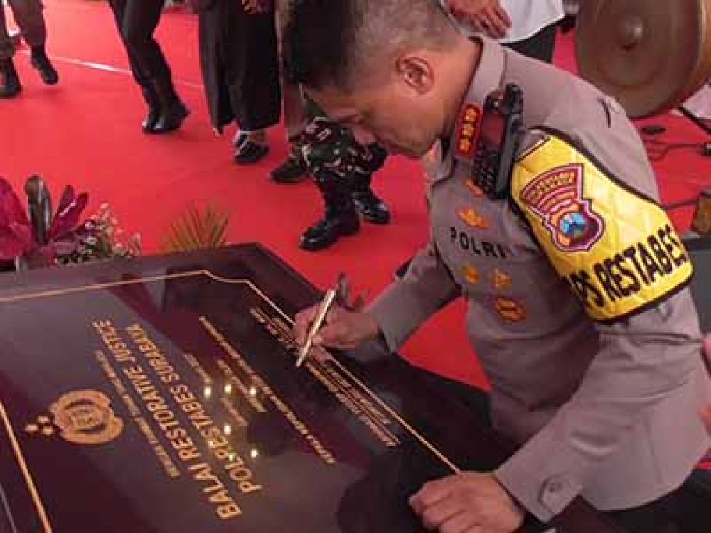 Polrestabes Surabaya Resmikan Gedung Baru Balai Restorative Justice