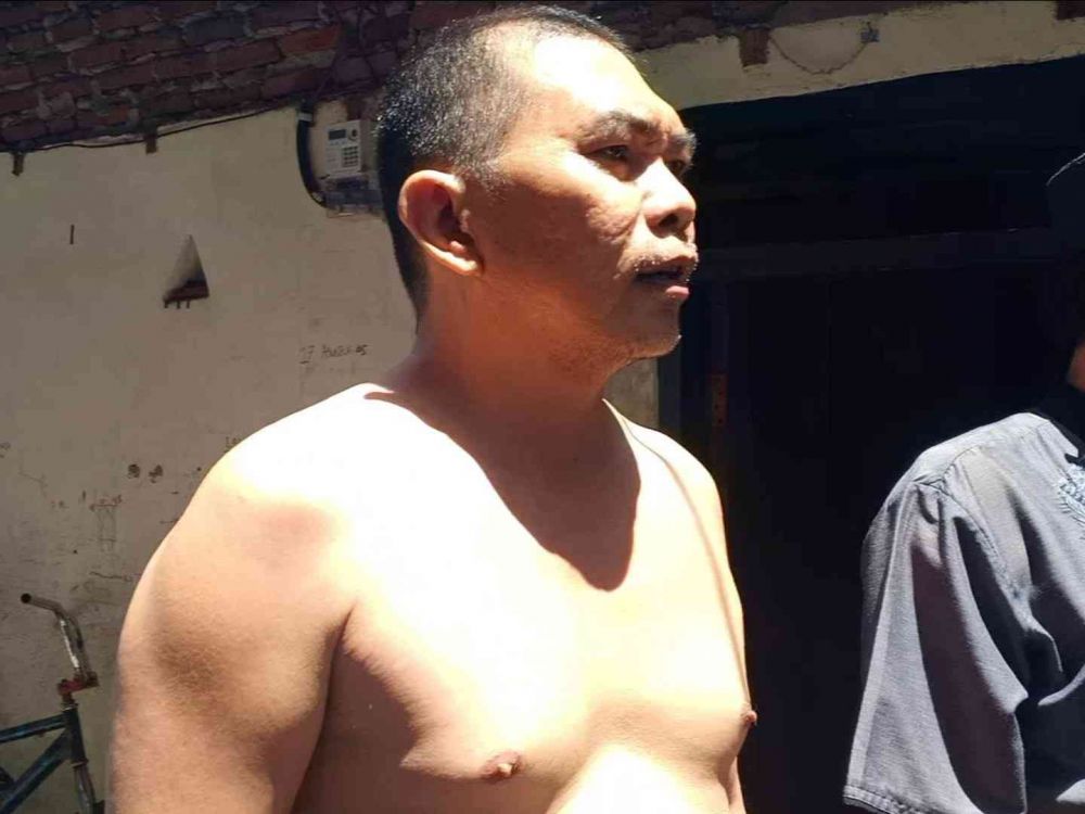 David Gunawan, diduga pelaku penganiayaan terhadap APA, siswa kelas XII salah satu sekolah di Surabaya.