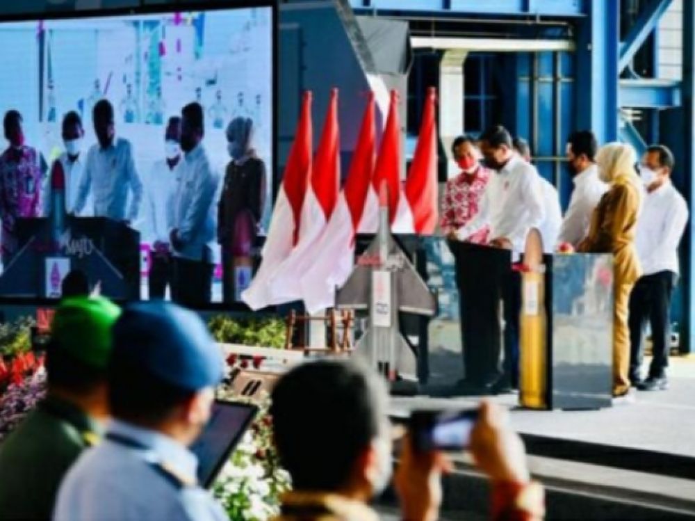 Foto istimewa: Jokowi saat meluncurkan Defend ID
