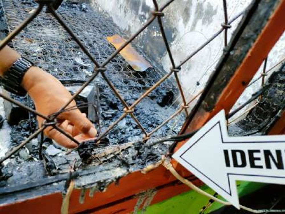 Rumah Lansia di Selagalas Terbakar