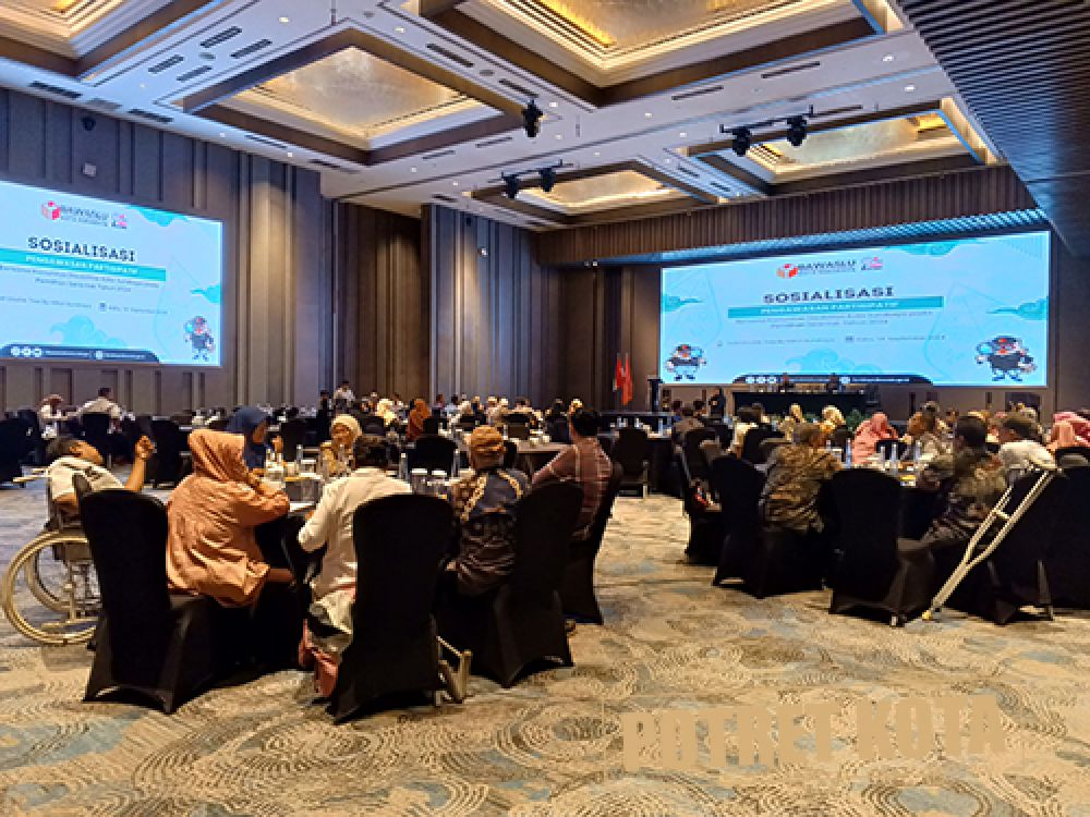 Sosialisasi Pengawasan Partisipatif bersama Komunitas Disabilitas Kota Surabaya pada Pemilihan Serentak Tahun 2024.