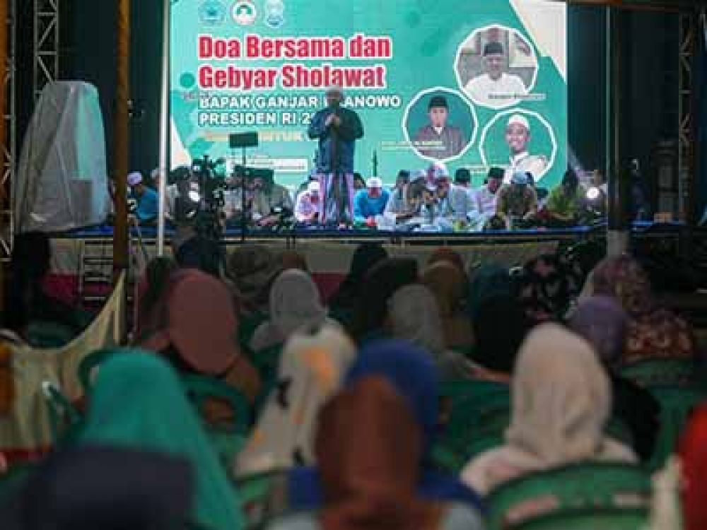 Deklarasi dukungan terhadap Ganjar Pranowo di Jember untuk Pilpres 2024 mendatang.