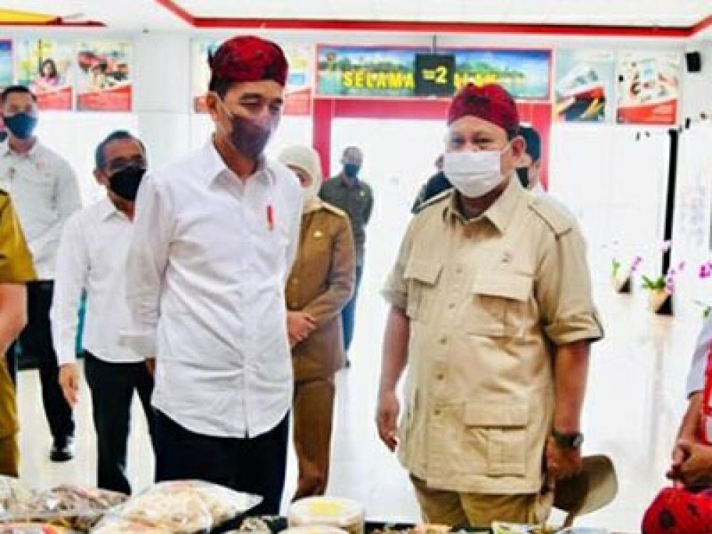 Foto istimewa: Presiden Jokowi saat peresmian Bandara Trunjoyo.