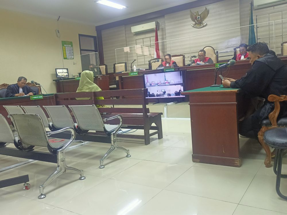 Agenda putusan sidang Nety