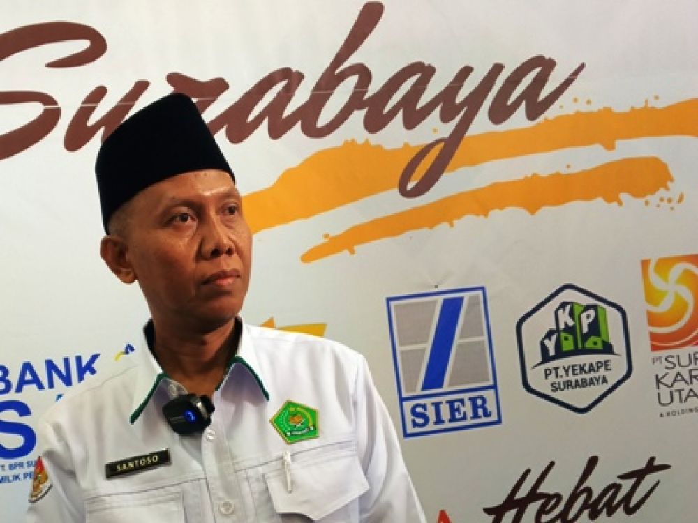 Ketua Satgas Halal Kemenag Jatim Santoso.