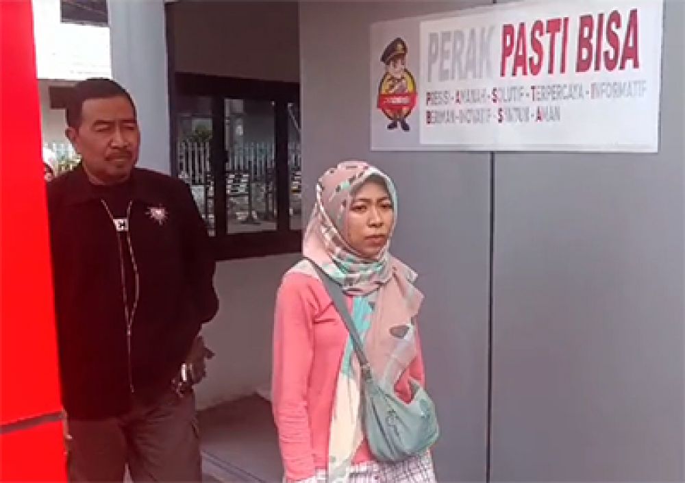 Rucito dan Intan Puspitasari di Polres Pelabuhan Tanjung Perak Surabaya