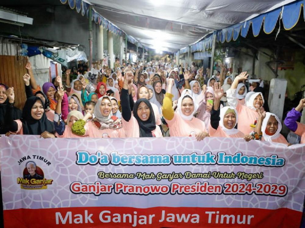 Relawan Mak Ganjar Jatim Doa Bersama Bagi Indonesia