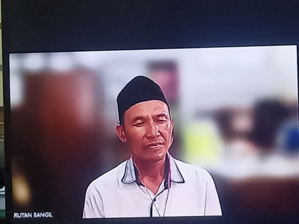 Khoiri saat sidang