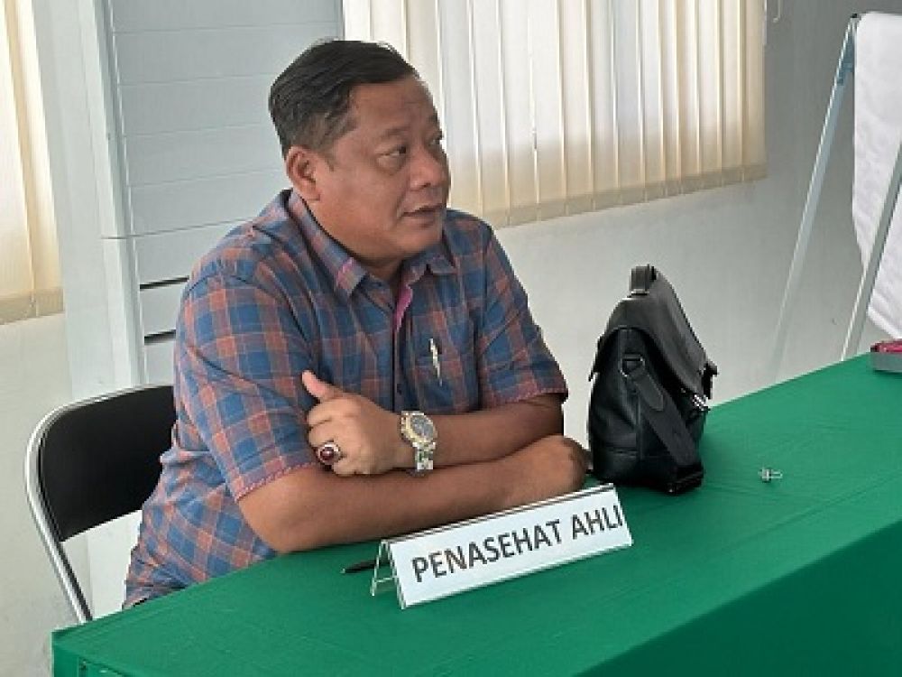 Foto istimewa: Dr. Ma’ruf Syah, S.H., M.H. dalam persidangan Mahkamah Pelayaran.