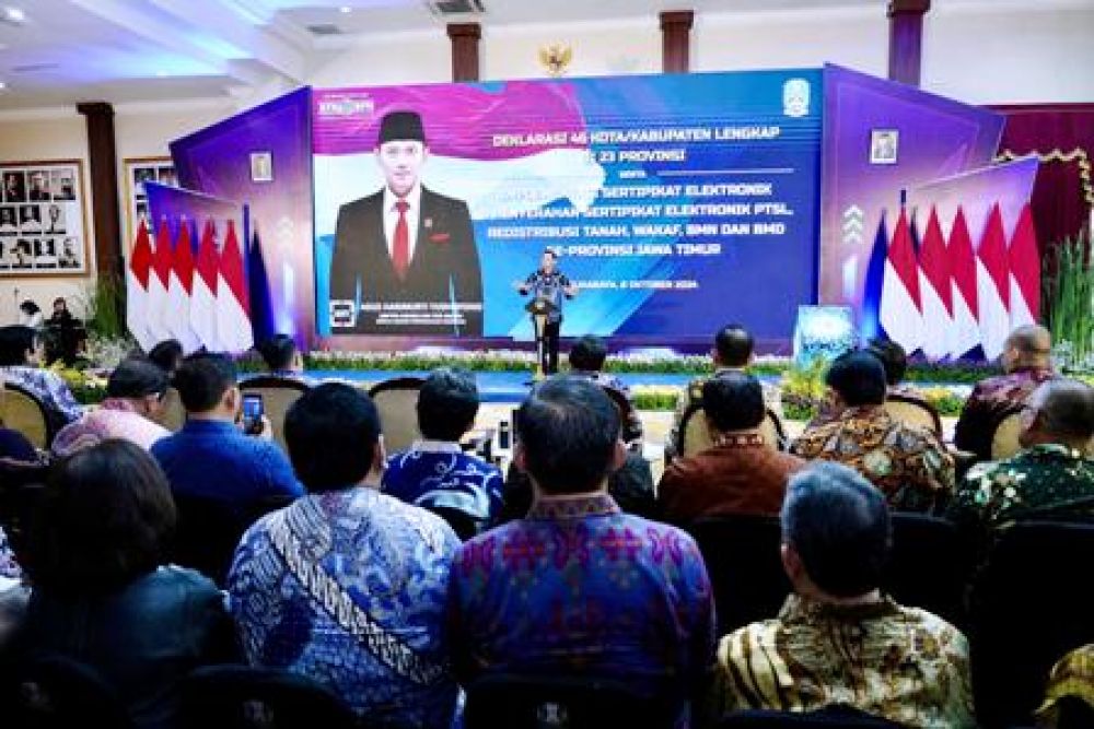 Menteri ATR BPN, Agus Harimurti Yudhoyono.