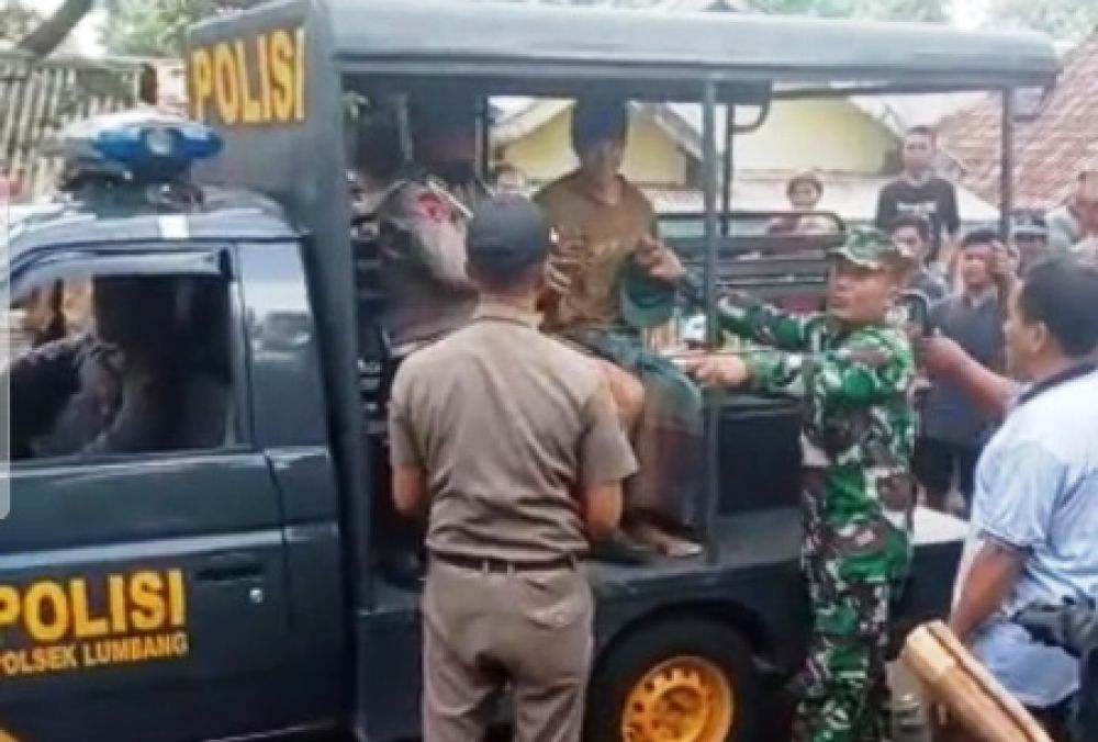Sutrip saat dilakukan penangkapan