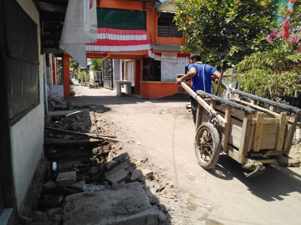 Proyek Got Rungkut Kidul Rp 462 Juta Amburadul