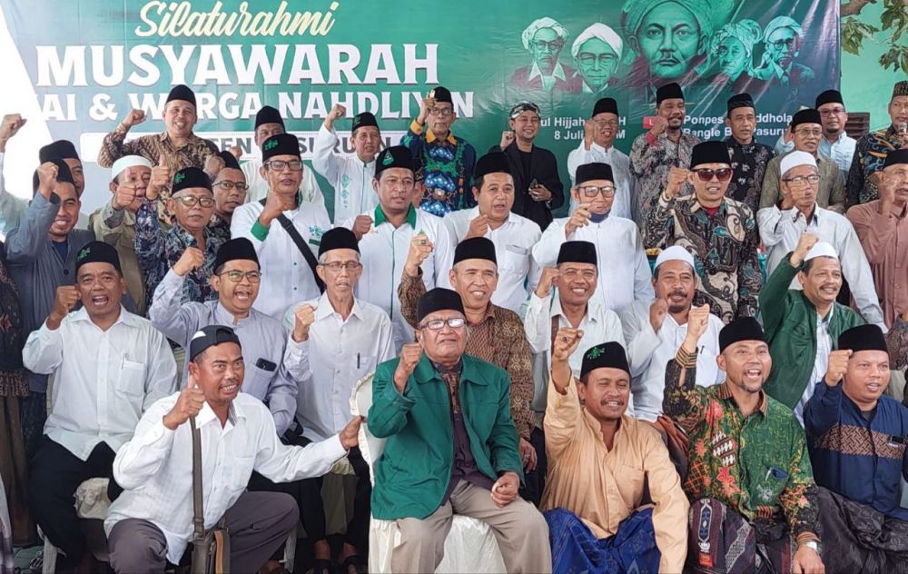 Warga Nahdliyin dan Kiai berkumpul di Ponpes Nuruddholam 2, Bangli, Kabupaten Pasuruan