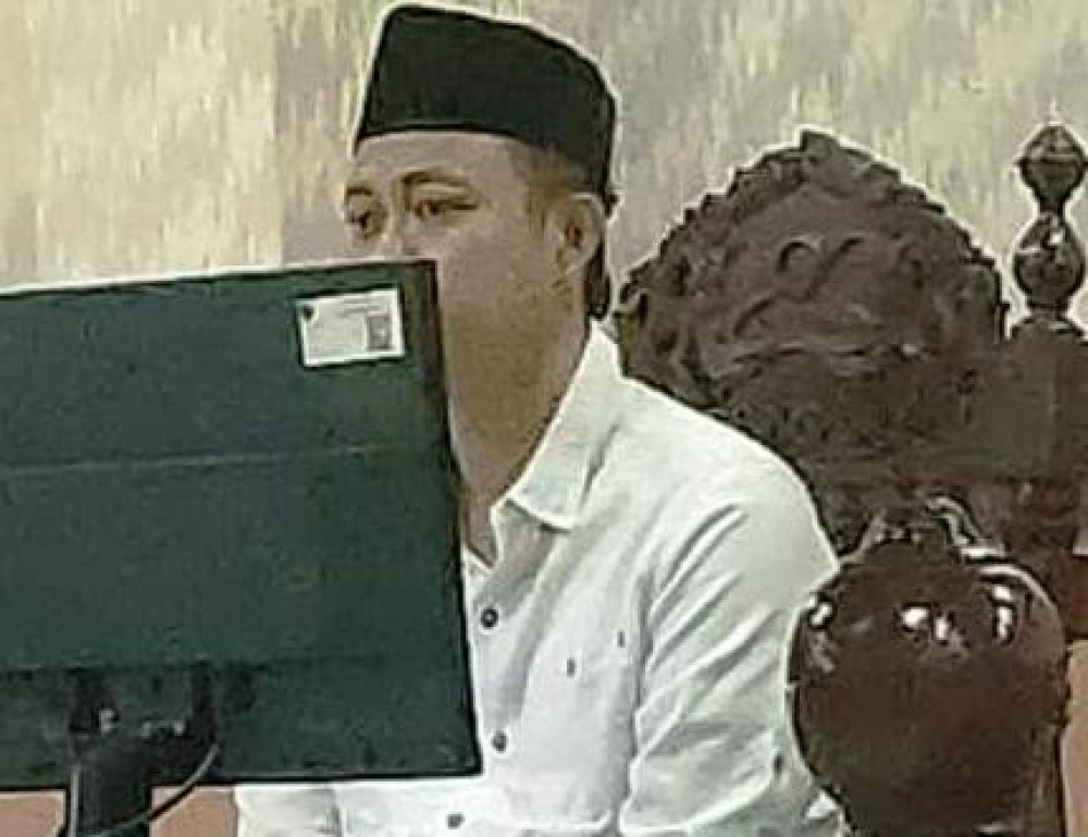 Terdakwa Egha Rodhu Hansyah.