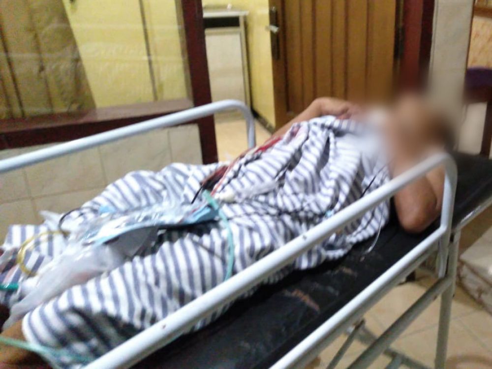 Jenazah Prima Ariato, terduga pelaku penusukan istri.