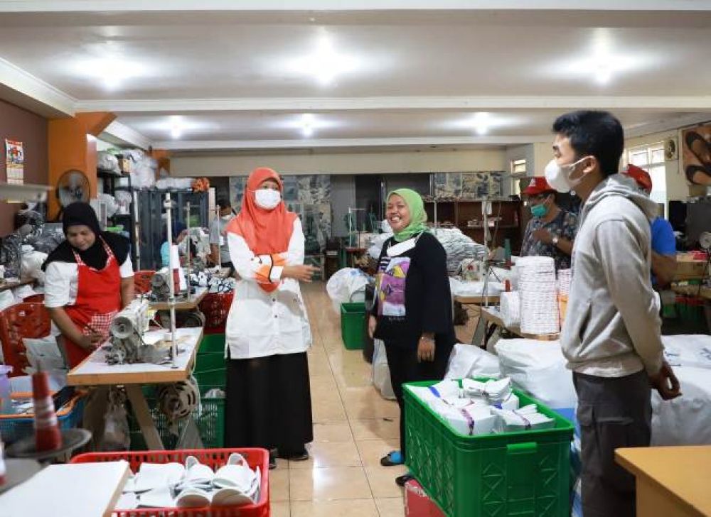 Wakil Ketua DPRD Kota Surabaya Reni Astuti sidak eks lokalisasi Dolly 