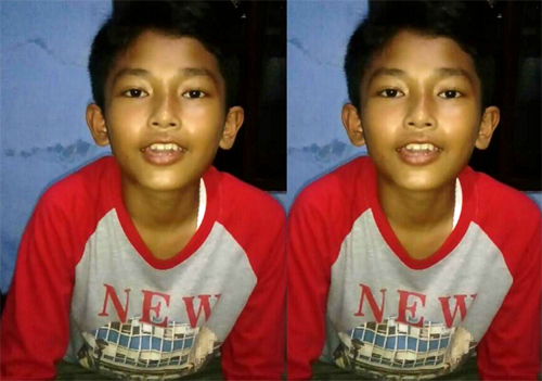 foto korban M. Ikhsan Wahyu semasa hidup.