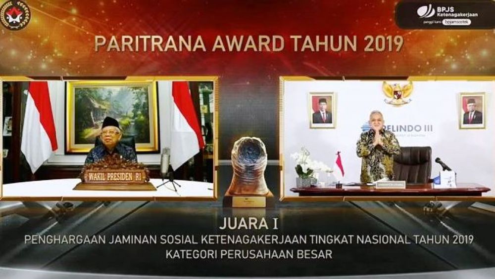 PT Pelindo 3 Raih Juara 1 Paritrana Award 2019